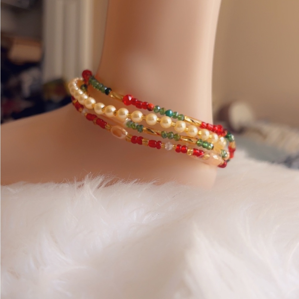 Elegant Multicolor Beaded Bracelet Set